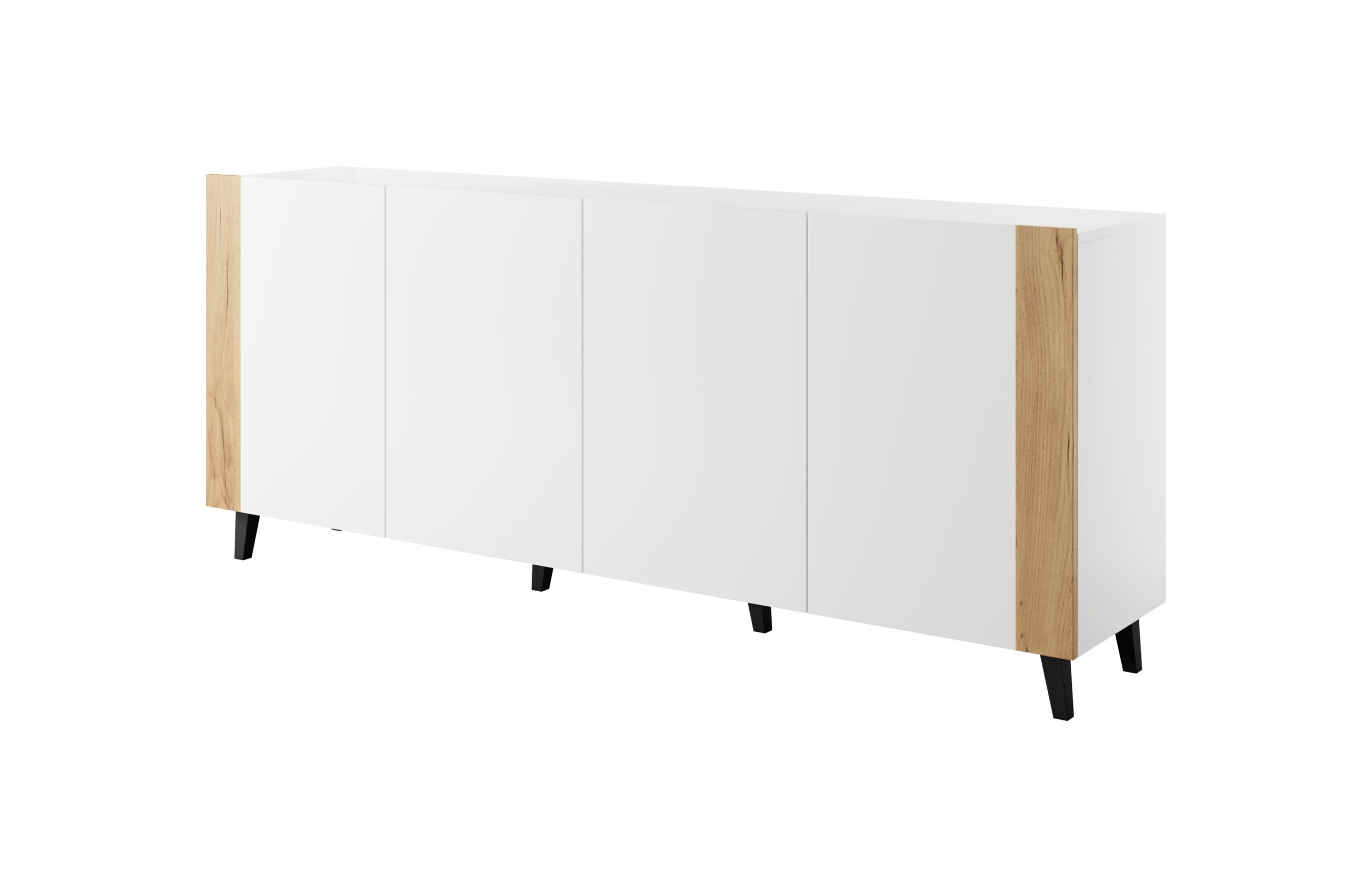Komoda FARO biały + craft białe tło