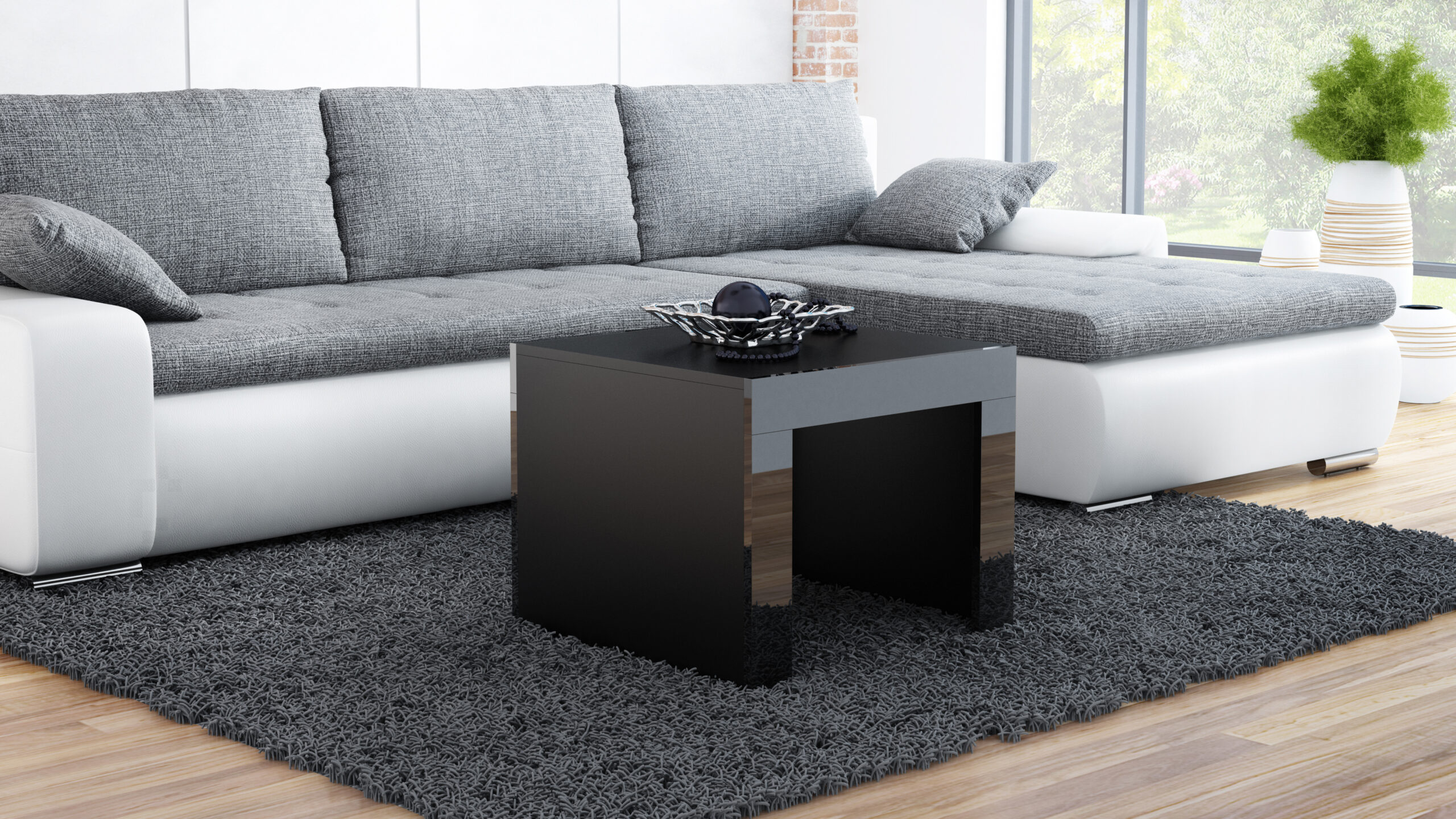 Tess 60x60 czarny czarny